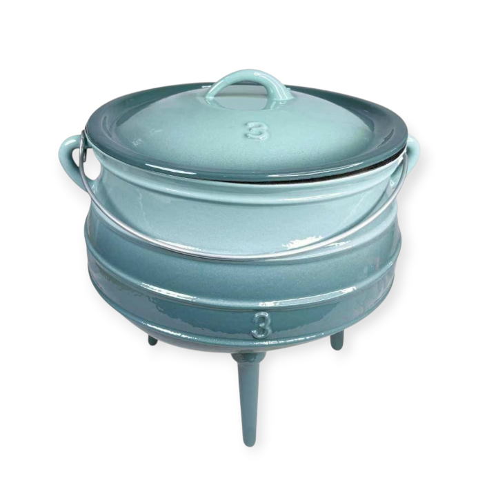 CH Cast Iron 3 Leg Potjie Pot Sea Salt CH1358