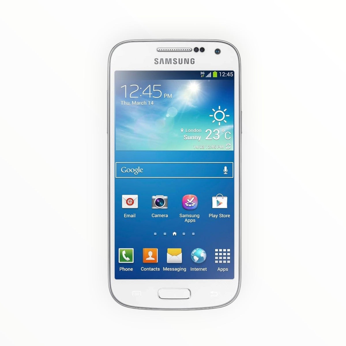 Samsung Galaxy S4 Mini Bluetooth Wi-Fi Android 8 GB Smartphone.