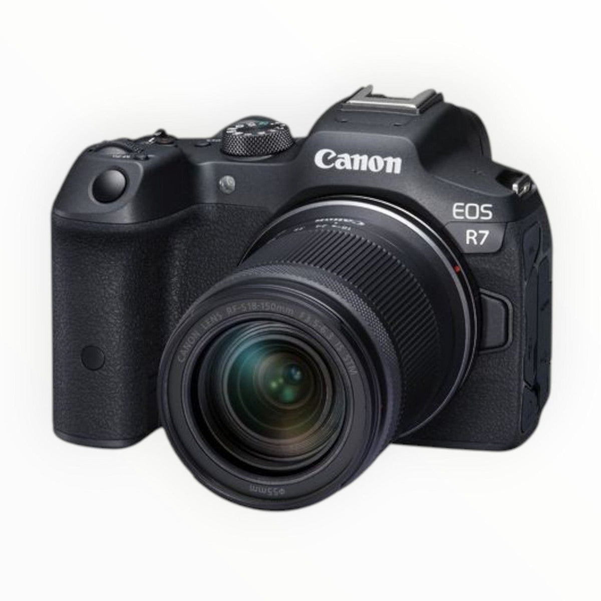 Canon EOS R7 Mirrorless Camera with RF-S 18-150mm IS STM Lens.