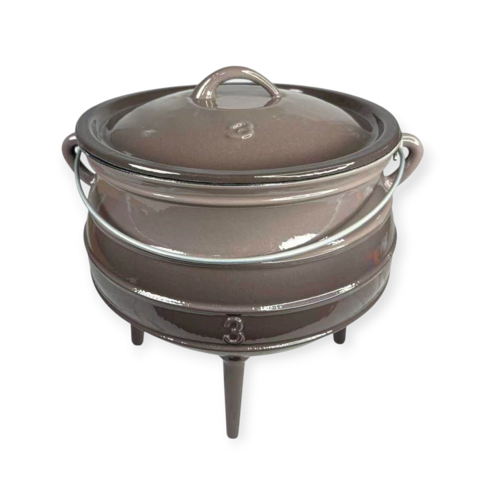 CH Cast Iron 3 Leg Potjie Pot Grey CH1359.