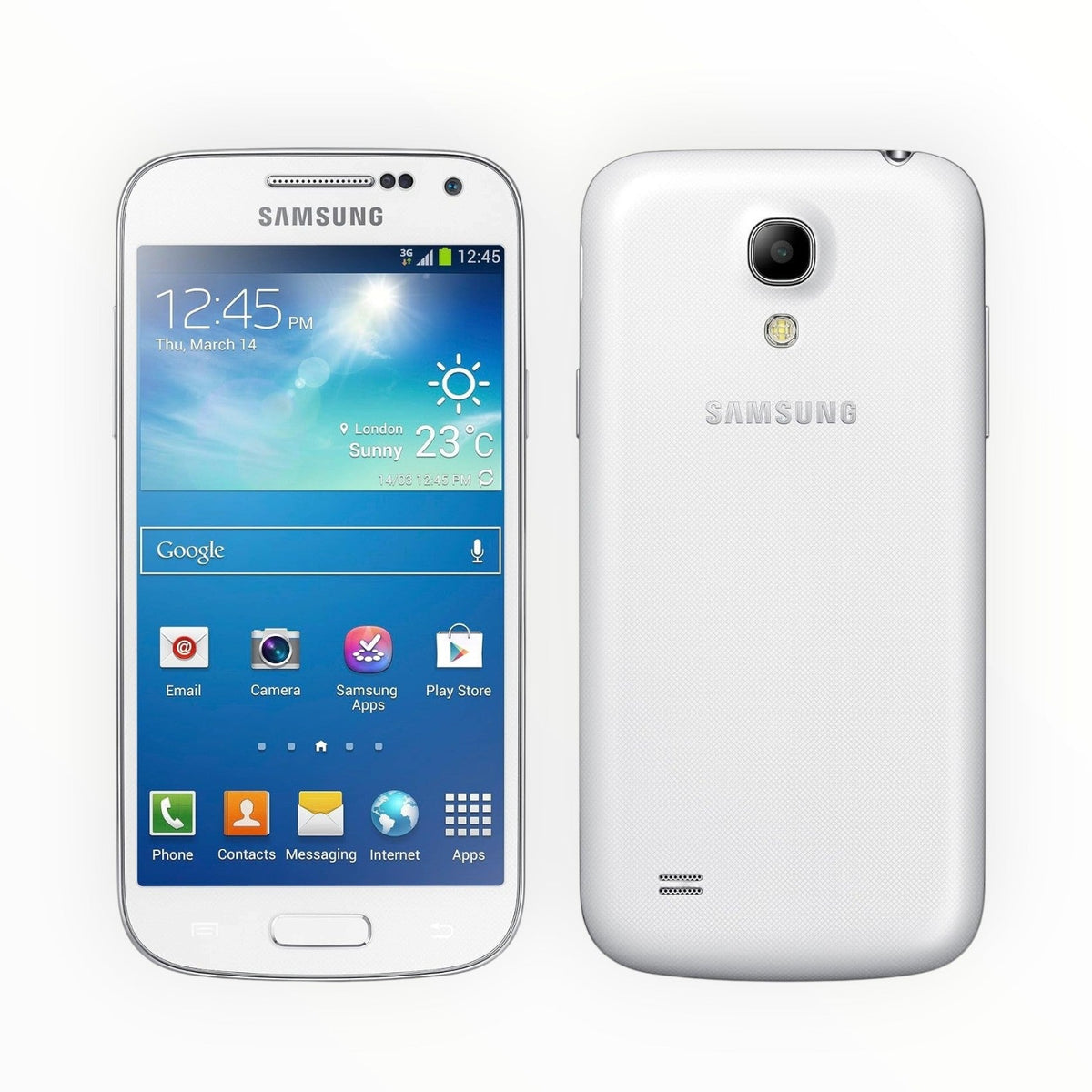 Samsung Galaxy S4 Mini Bluetooth Wi-Fi Android 8 GB Smartphone.