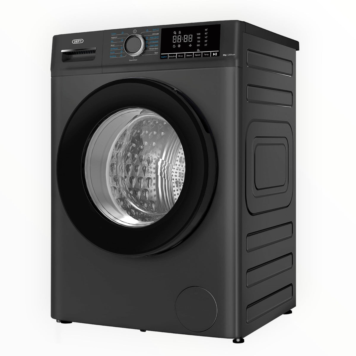 Defy 8kg Front Loader Washing Machines in Manhattan Grey DAW 408