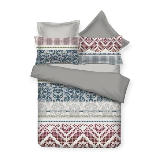 Microfiber 3-Piece Comforter Set Assorted Colours