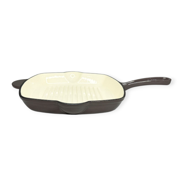 CH Cast Iron Square Frying Pan 27cm Grey CH1294.