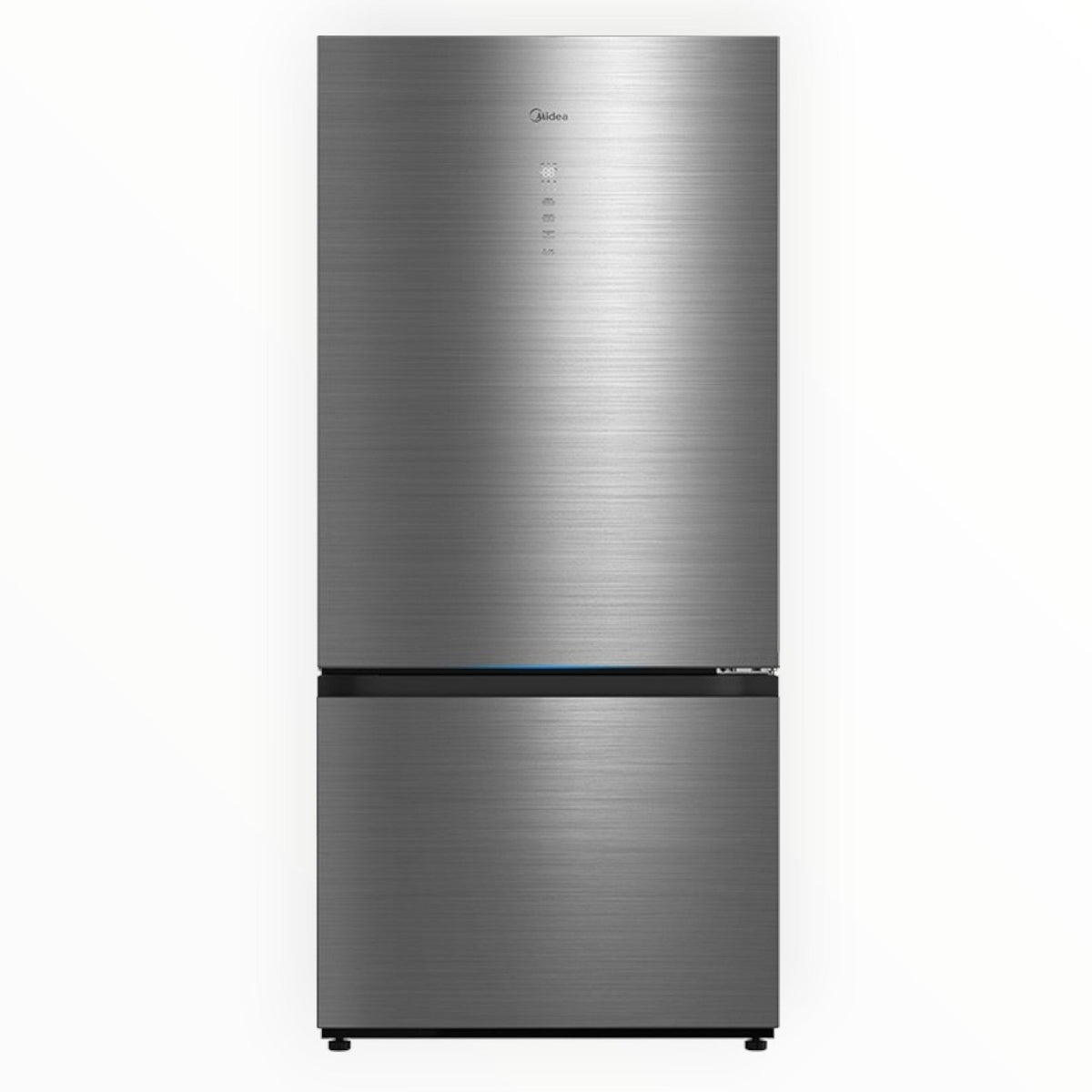 Midea HD-884RWEN 646L Bottom Mount Refrigerator – Inverter Quattro – Dark Grey.