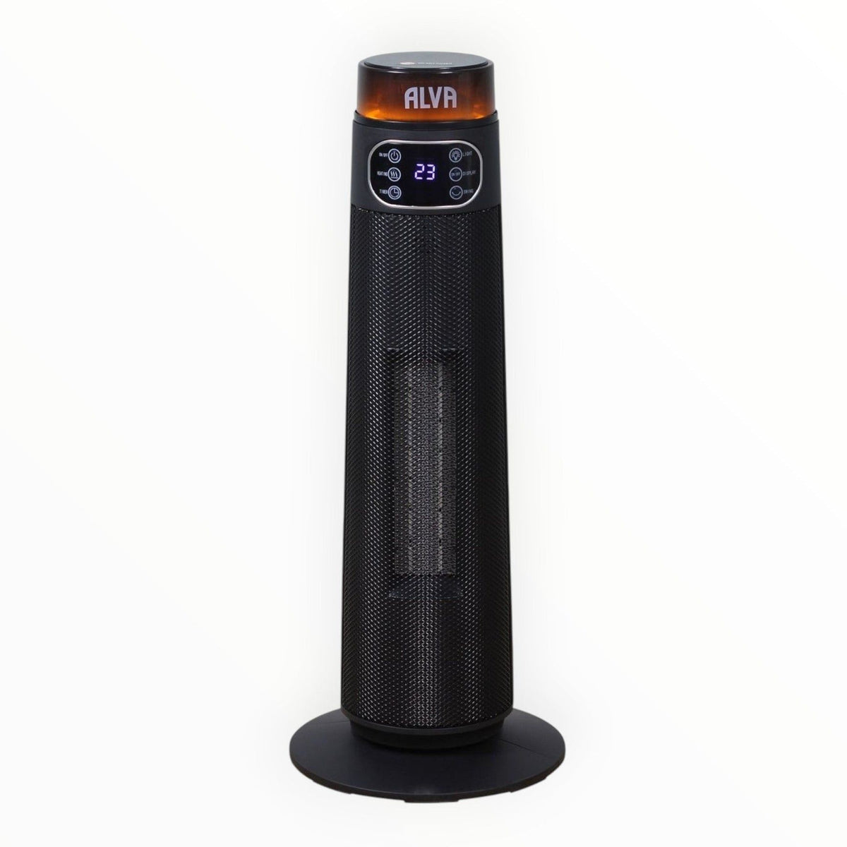 Alva - Electric - Tower Fan Heater - Light Effect.