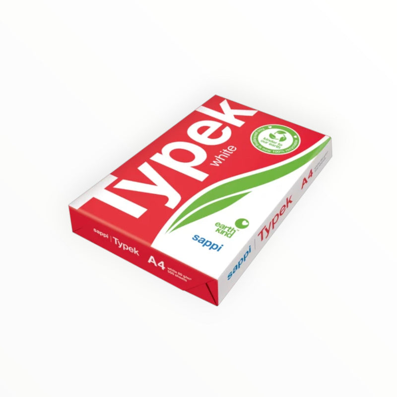 Typek A4 White Copy Paper 500 Sheets Rim