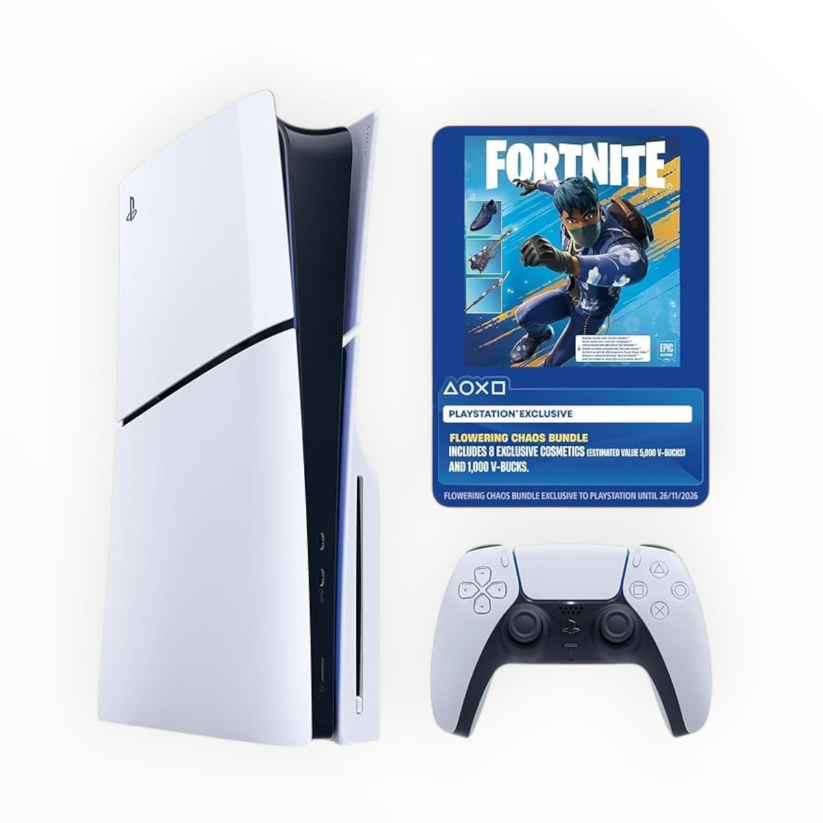 PS5 DISC (E)+FORTNITE VOUCHER.