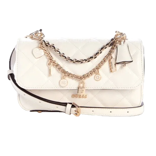 Guess Libby Flap Crossbody-off White GG991220.