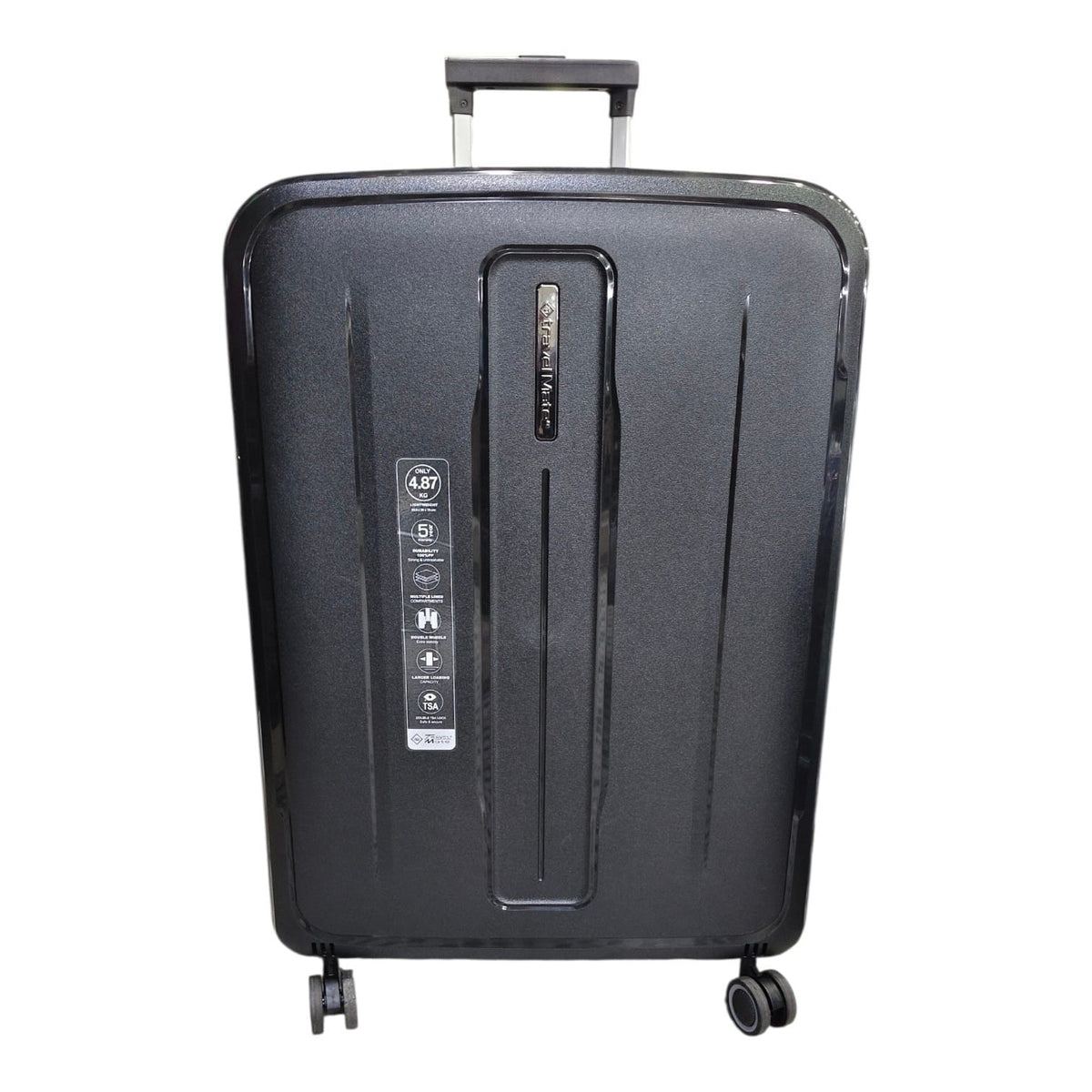 Travel Mate Suitcase Travel Mate L-355 Hard Shell Suitcase – Black