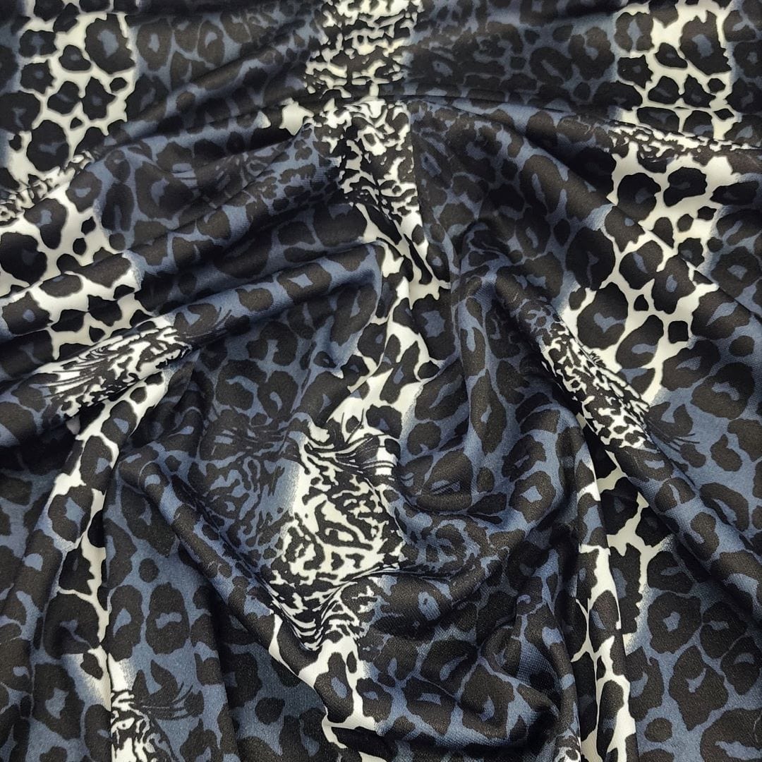 Printed Leopard Trilobal Fabric Black 150cm for Sale ✔️ Lowest