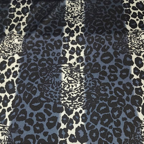 TRILOBAL Dress Fabrics Printed Leopard Trilobal Fabric Black 150cm (7336916287577)