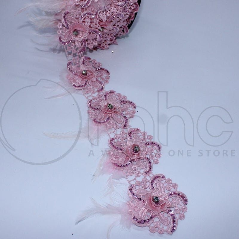 TRIMMINGS Habby Baby Pink Trimmings Art3137