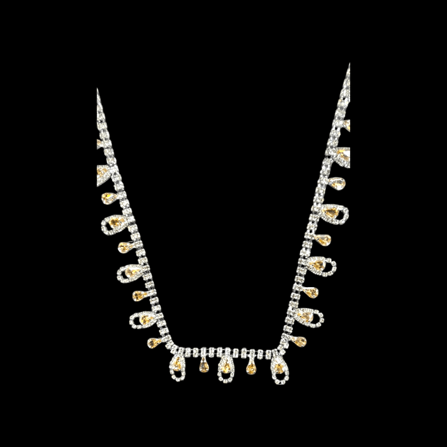 TRIMMINGS Habby Beige Crystal Diamante Trim-5 (7894065053785)