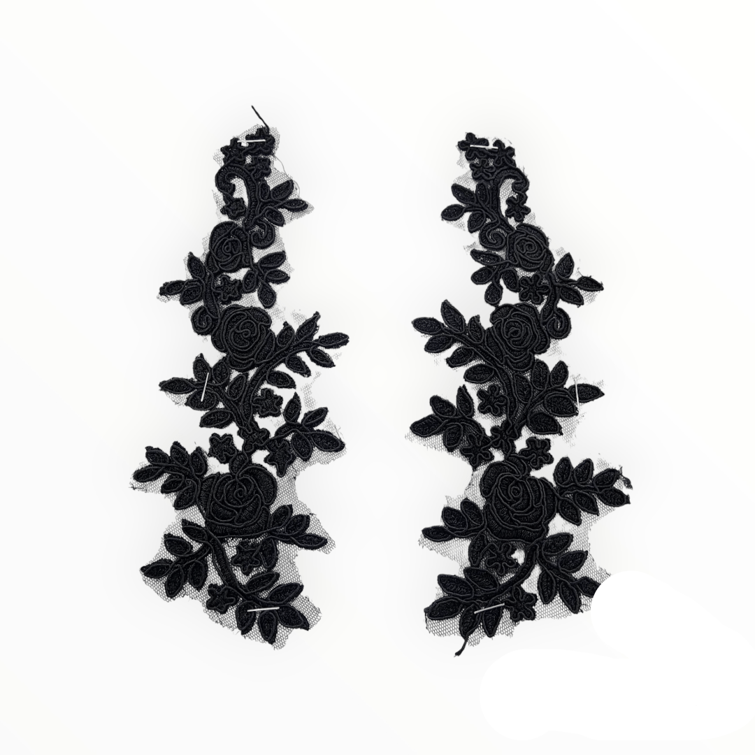 TRIMMINGS HABBY Black Patches HEJ016 (7665080664153)