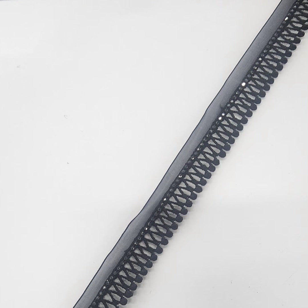 TRIMMINGS HABBY Black Trimming 5019-9 (7681932525657)