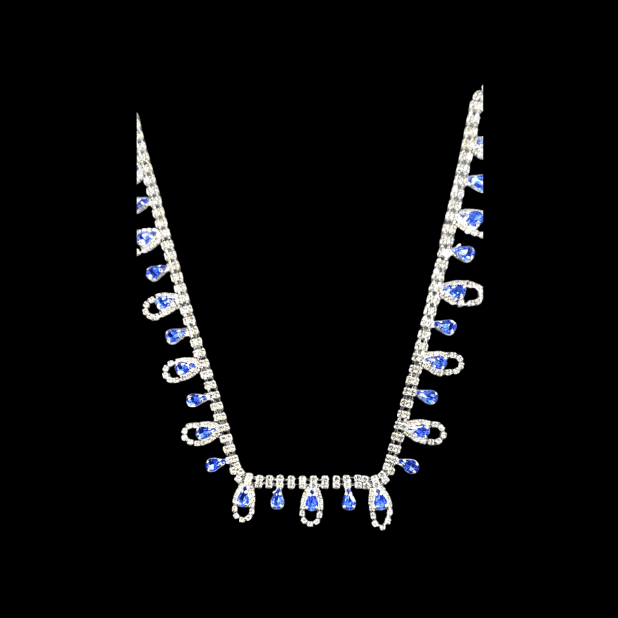 TRIMMINGS Habby Blue Crystal Diamante Trim-5 (7894065053785)