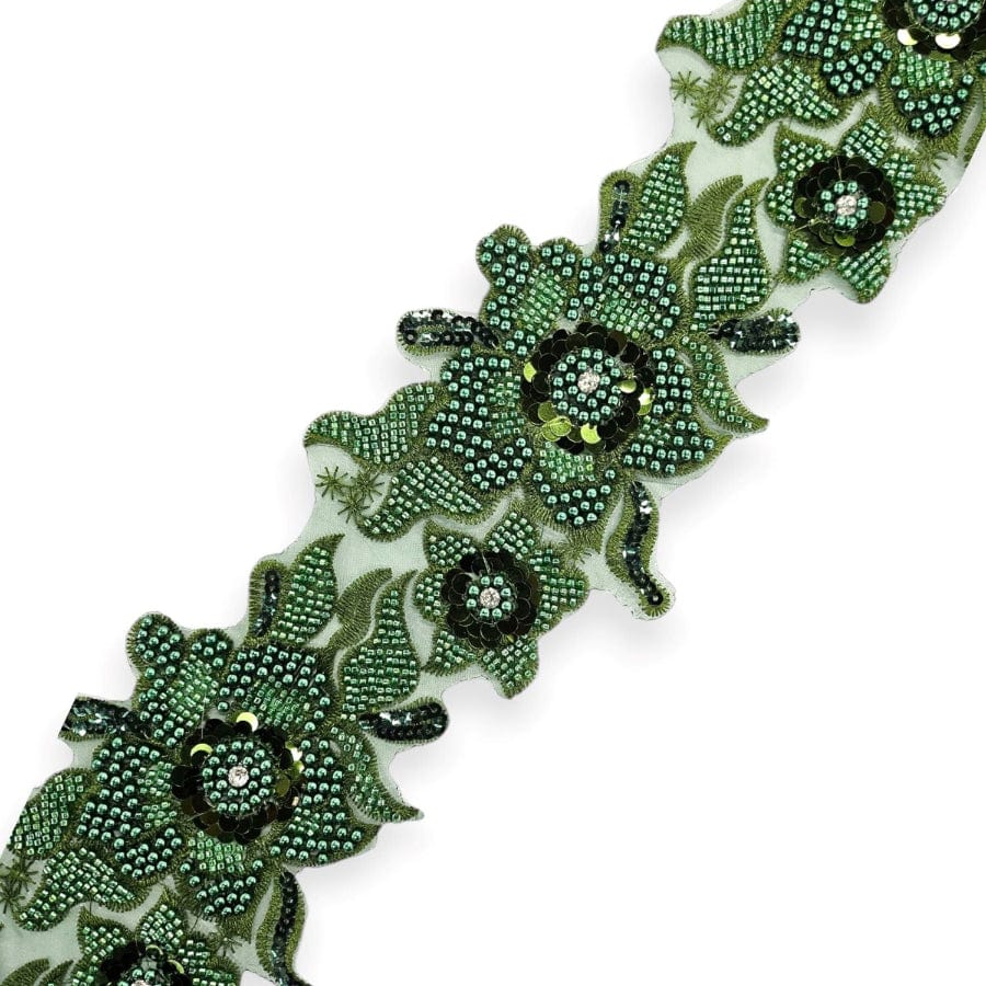 TRIMMINGS Habby Bottle Green Trimming BL11