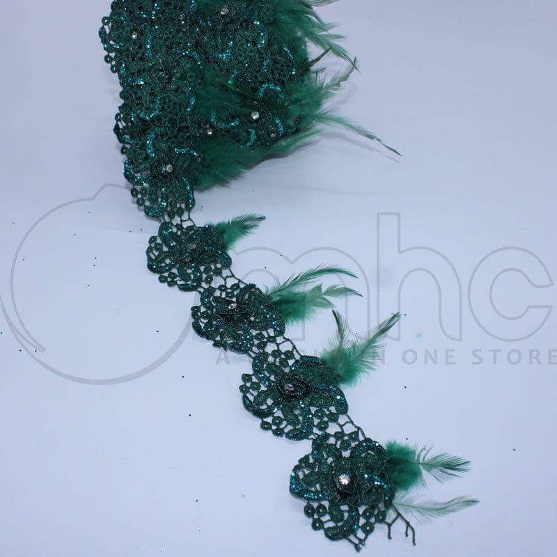 TRIMMINGS Habby Bottle Green Trimmings Art3137