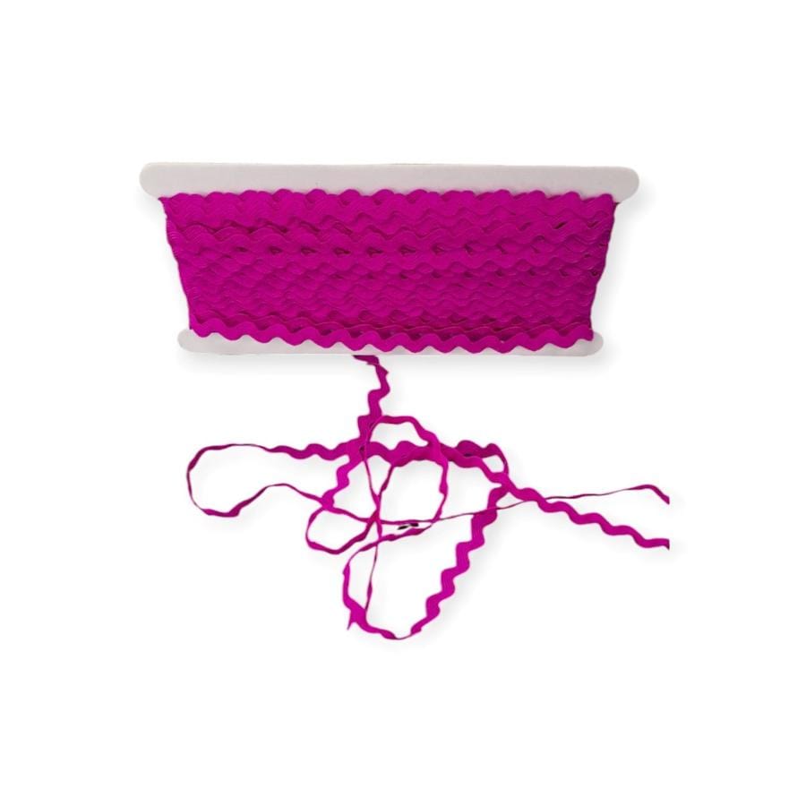 TRIMMINGS Habby Cerise Ric Rac 5mm (7798826598489)