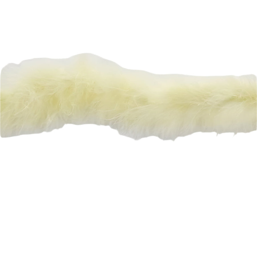 TRIMMINGS HABBY Cream Marabou Trimming (7682185003097)