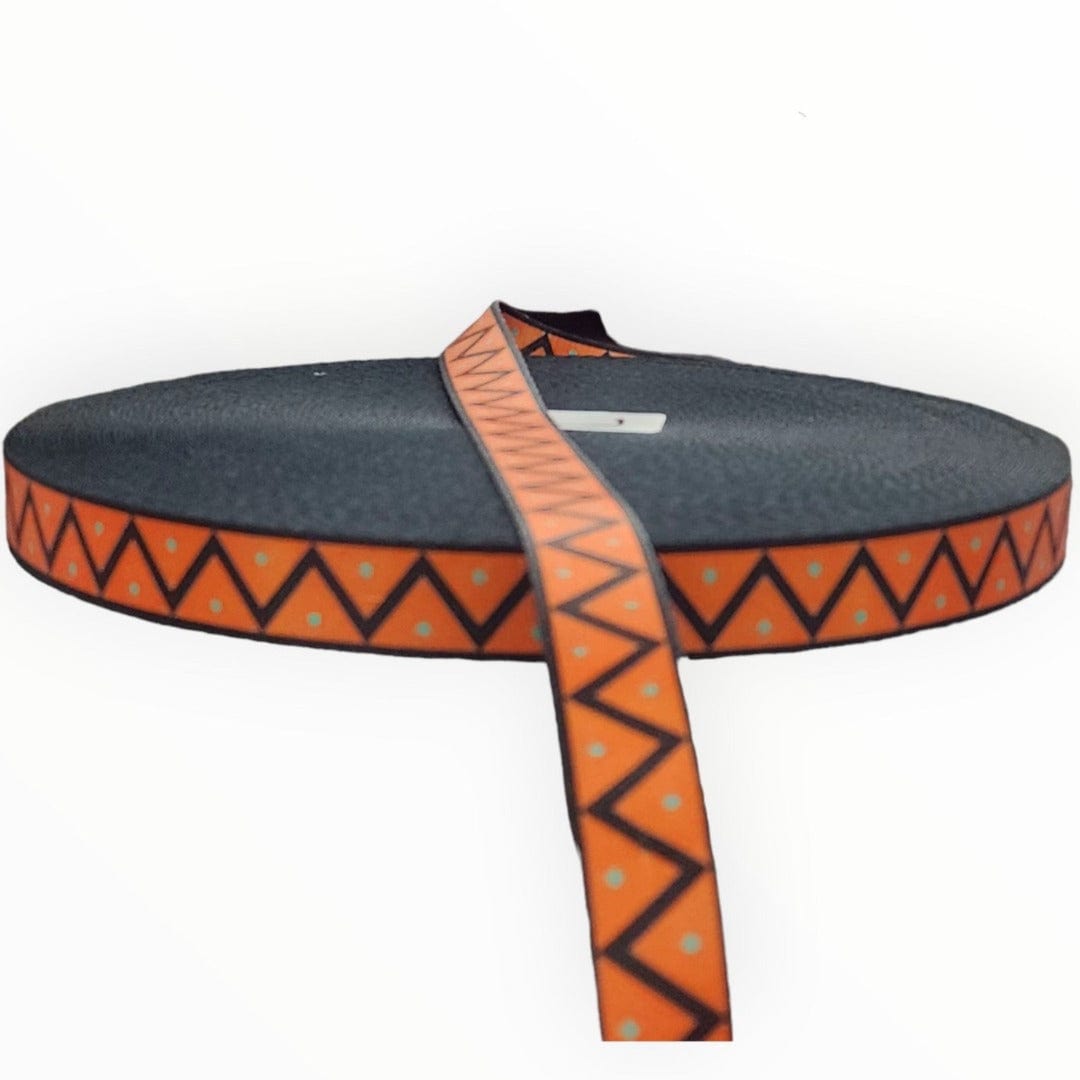 TRIMMINGS HABBY DSN 10 Printed Traditional Trimming 2.5 cm 5022-3 (7762243649625)