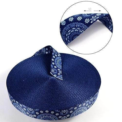 TRIMMINGS HABBY DSN 18 Printed Traditional Trimming 2.5 cm 5022-1 (7755063558233) (7759247802457)