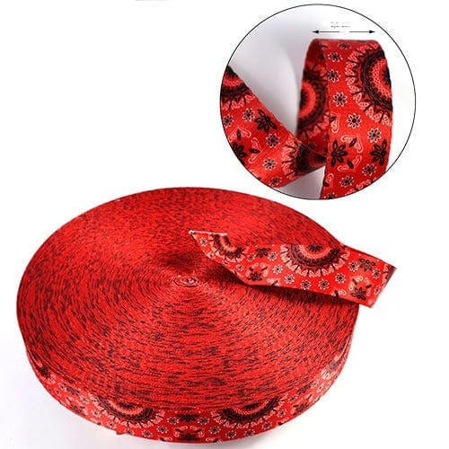 TRIMMINGS HABBY DSN 20 Printed Traditional Trimming 2.5 cm 5022-1 (7755063558233) (7759247802457)