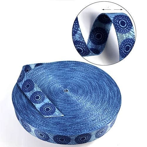 TRIMMINGS HABBY DSN 25 Printed Traditional Trimming 2.5 cm 5022-1 (7755063558233) (7759247802457)