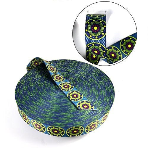 TRIMMINGS HABBY DSN 28 Printed Traditional Trimming 2.5 cm 5022-1 (7755063558233) (7759247802457)