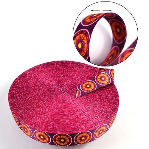 TRIMMINGS HABBY DSN 29 Printed Traditional Trimming 2.5 cm 5022-1 (7755063558233) (7759247802457)