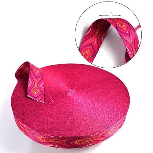 TRIMMINGS HABBY DSN 3 Printed Traditional Trimming 2.5 cm 5022-1 (7755063558233) (7759247802457)