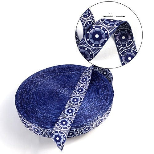 TRIMMINGS HABBY DSN 31 Printed Traditional Trimming 2.5 cm 5022-1 (7755063558233) (7759247802457)