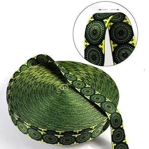 TRIMMINGS HABBY DSN 34 Printed Traditional Trimming 2.5 cm 5022-1 (7755063558233) (7759247802457)