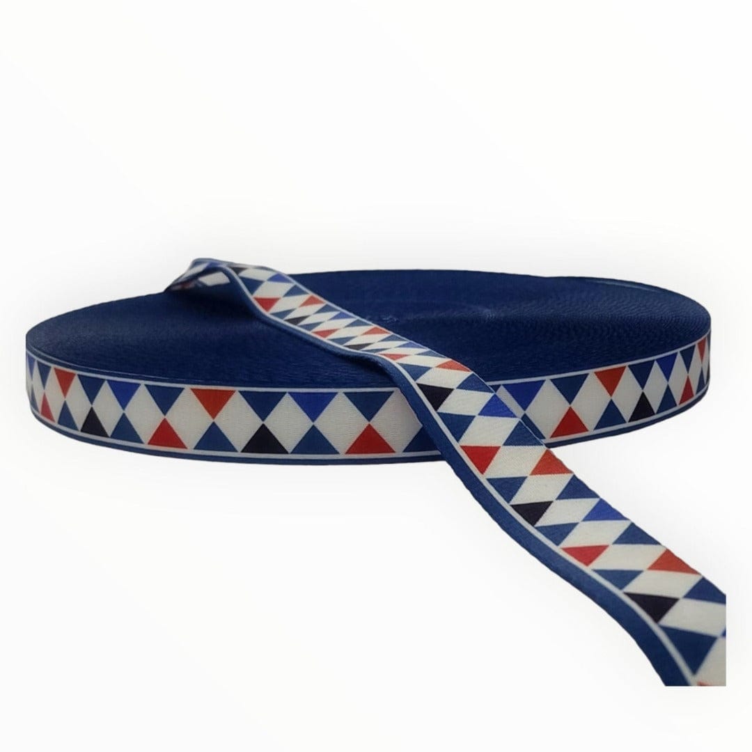 TRIMMINGS HABBY DSN 4 Printed Traditional Trimming 2.5 cm 5022-3 (7762243649625)