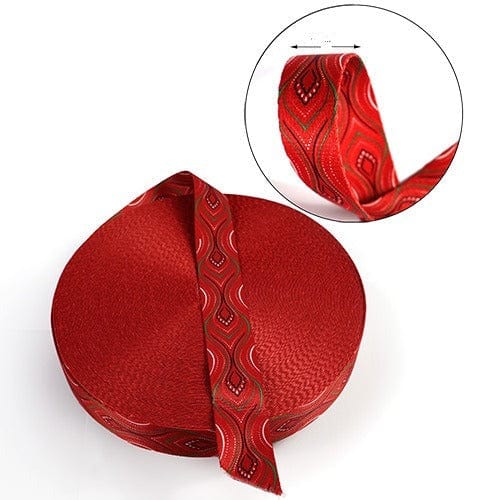 TRIMMINGS HABBY DSN 5 Printed Traditional Trimming 2.5 cm 5022-1 (7755063558233) (7759247802457)