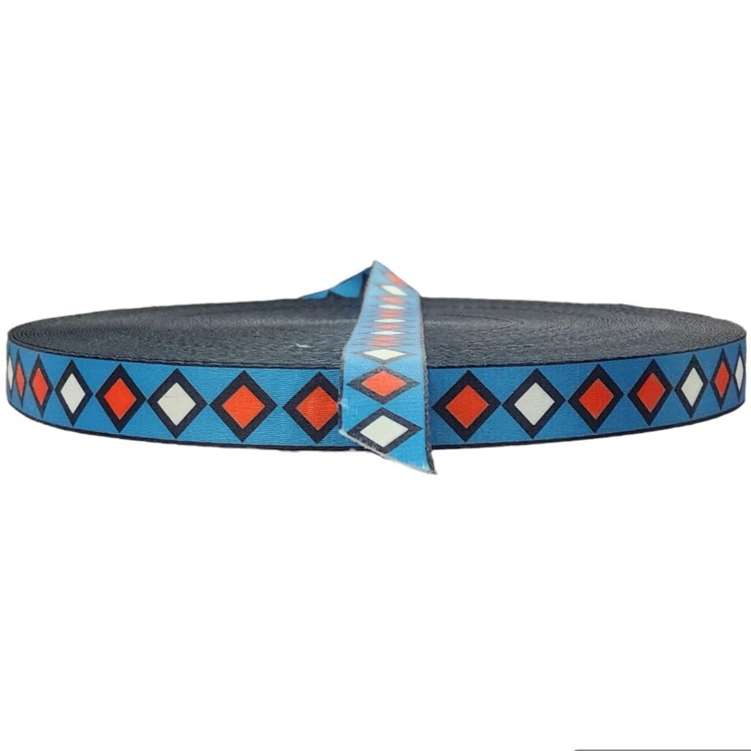 TRIMMINGS HABBY DSN 8 Printed Traditional Trimming 2.5 cm 5022-3 (7762243649625)