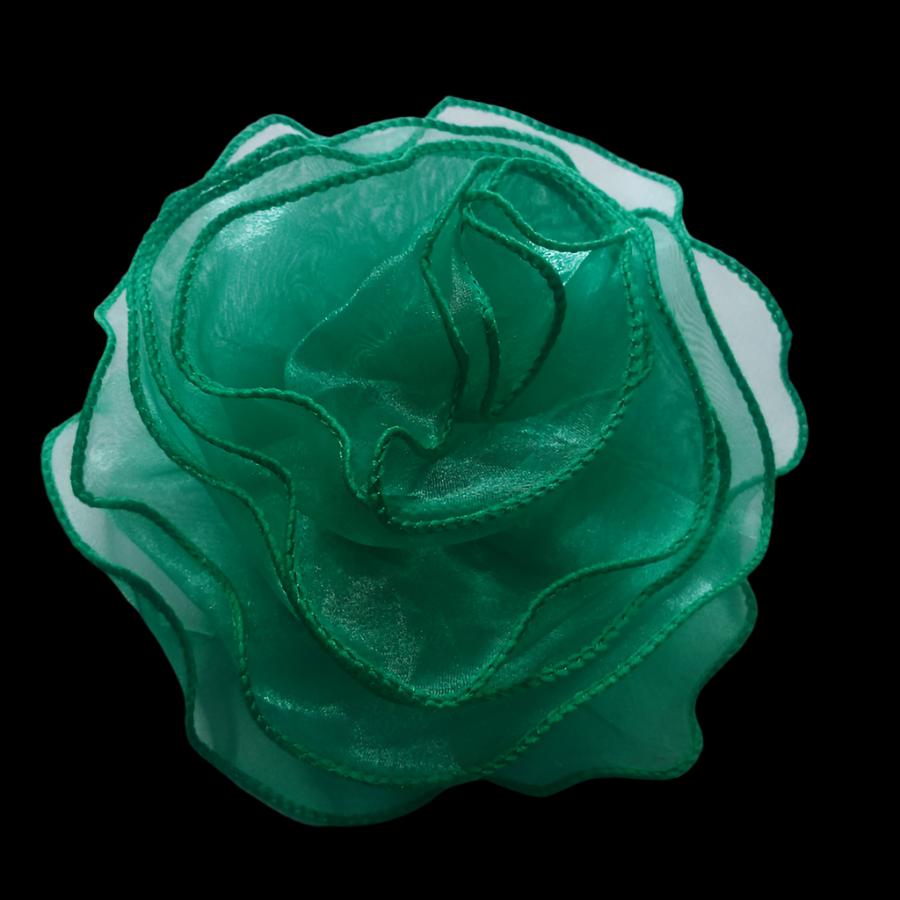 TRIMMINGS HABBY Emerald 3D FlowerS 3DF-50