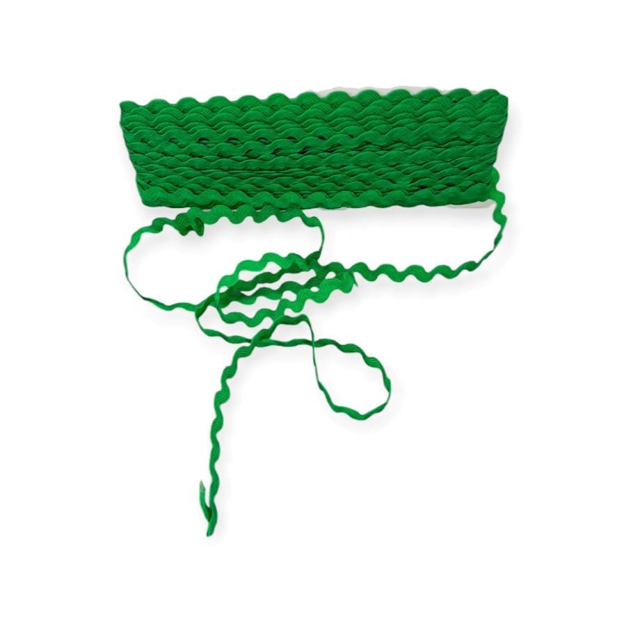 TRIMMINGS Habby Emerald Ric Rac 5mm (7798826598489)