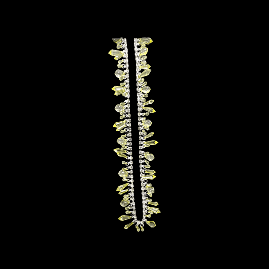 TRIMMINGS Habby Lime Acrylic Crystal D Trim-1 (7894210904153)