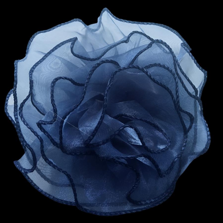 TRIMMINGS HABBY Navy 3D FlowerS 3DF-50