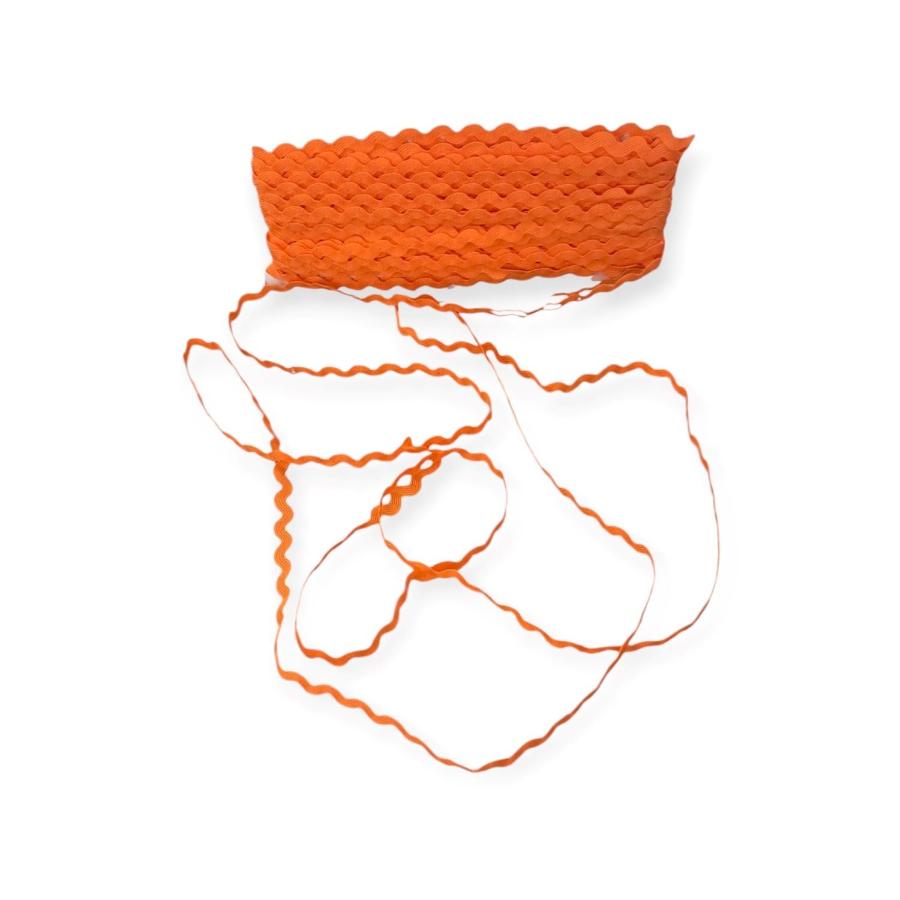 TRIMMINGS Habby Orange Ric Rac 5mm (7798826598489)
