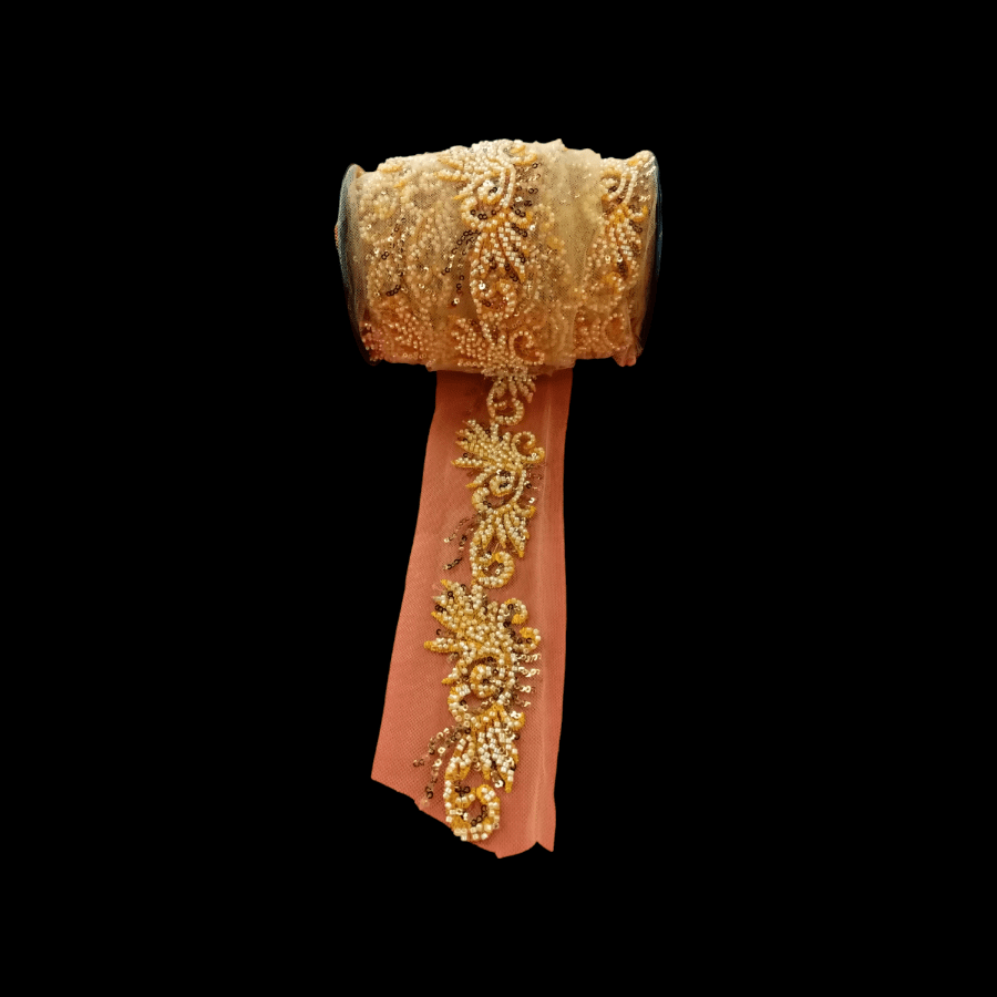 TRIMMINGS HABBY Orange Trimming 3243 (7888596205657)
