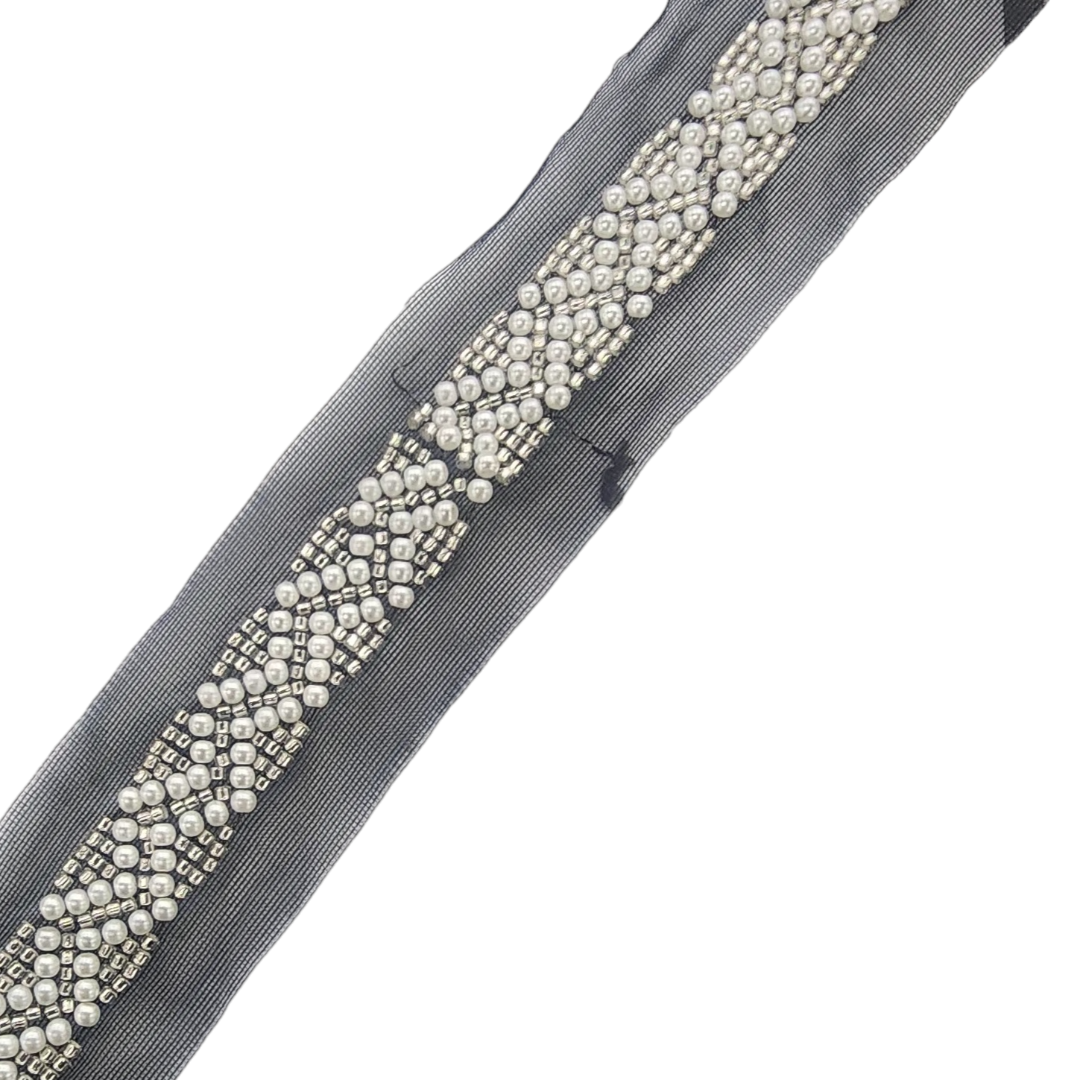 TRIMMINGS HABBY Pearl Trimming (7680147849305)