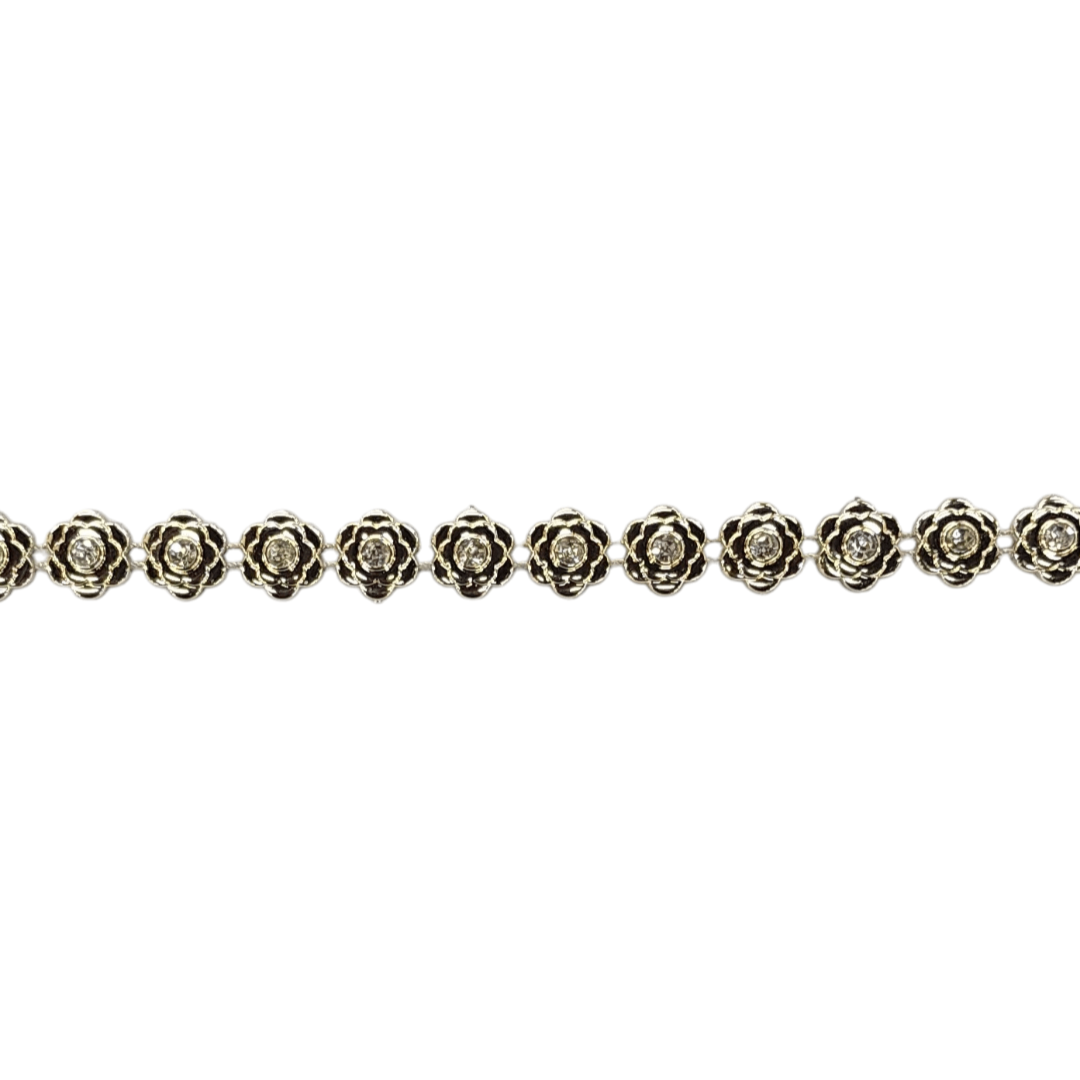 TRIMMINGS HABBY Plastic Diamond Trimming Flower (7681933672537)