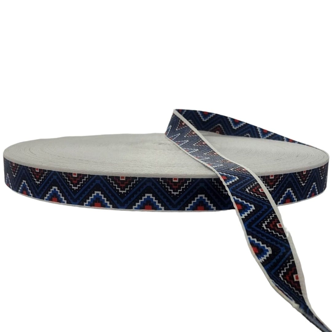 TRIMMINGS HABBY Printed Traditional Trimming 2.5 cm 5022-3 (7762243649625)