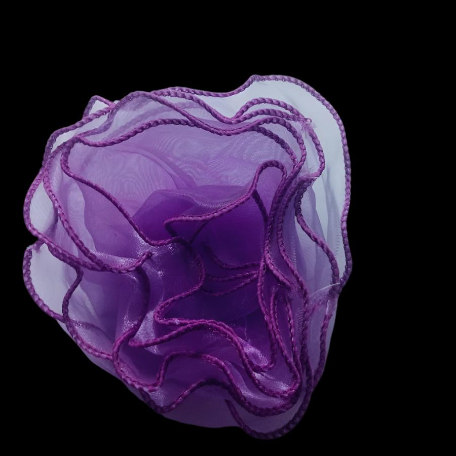 TRIMMINGS HABBY Purple 3D FlowerS 3DF-50