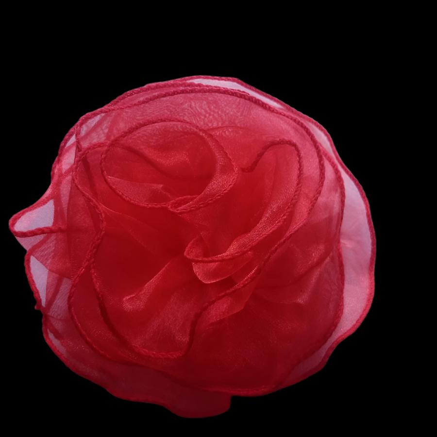 TRIMMINGS HABBY Red 3D FlowerS 3DF-50