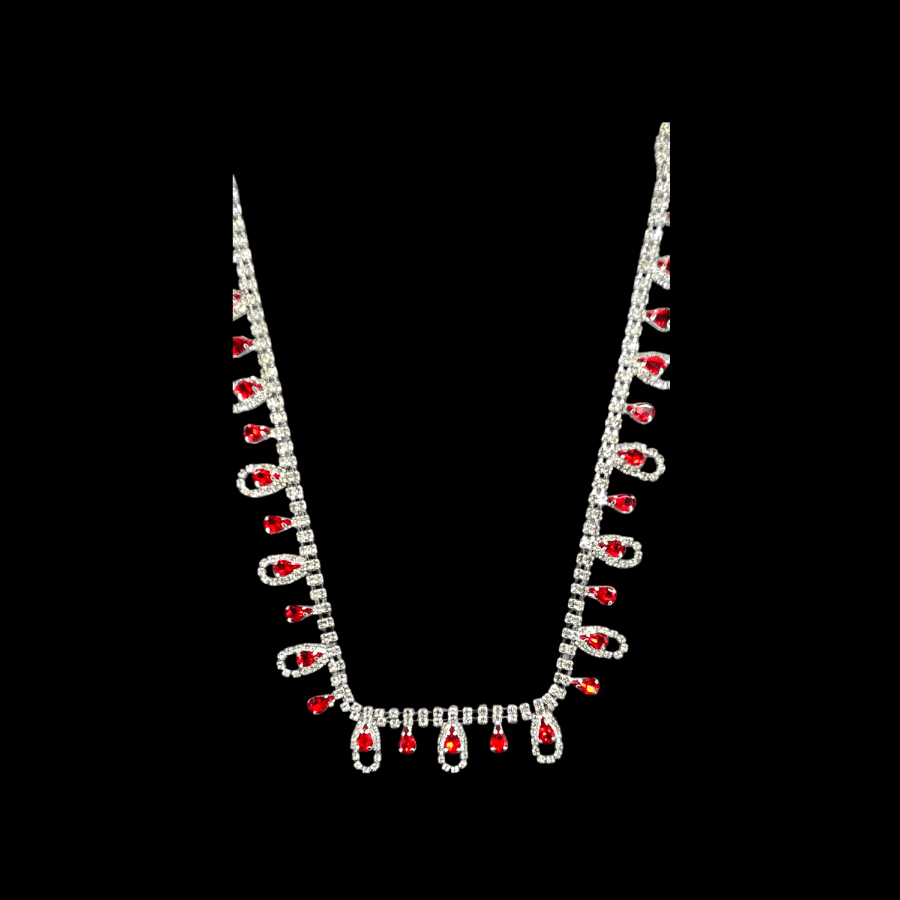 TRIMMINGS Habby Red Crystal Diamante Trim-5 (7894065053785)