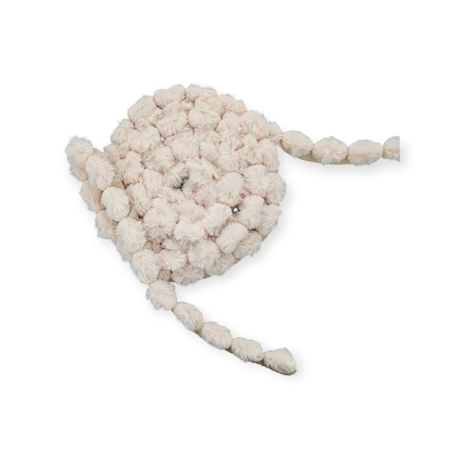 TRIMMINGS Habby Rose Rubbing Fur Pom Pom (7798868869209)